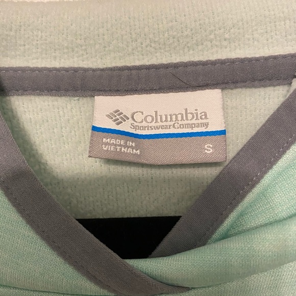 Mint Green Columbia Hoodie - Picture 3 of 4